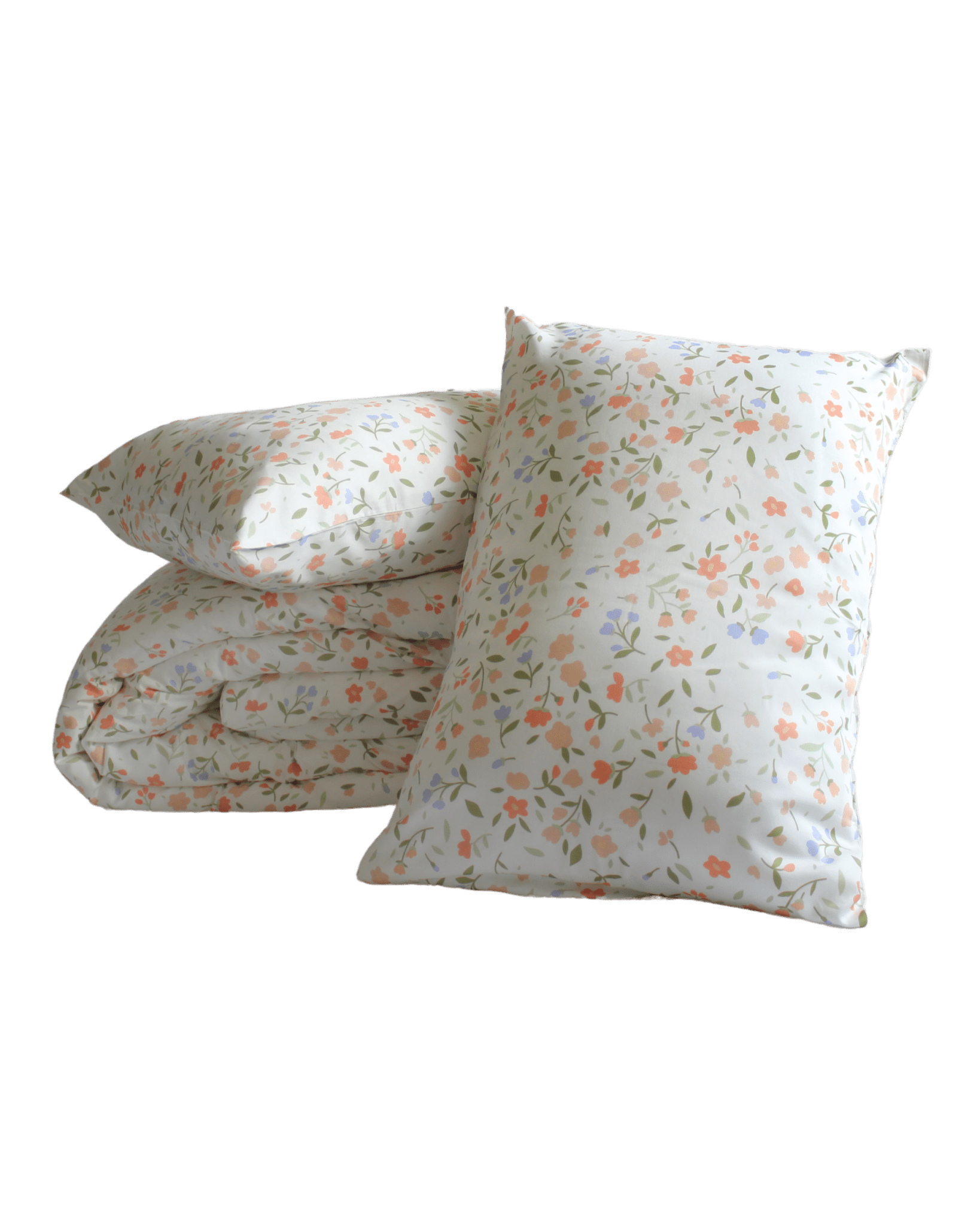 Peach Blossoms - Bamboo Duvet Cover Set - Green Philosophy Co.