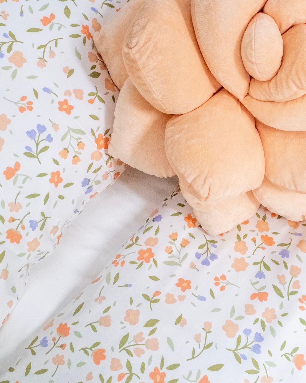 Peach Blossoms - Bamboo Duvet Set - Green Philosophy Co.