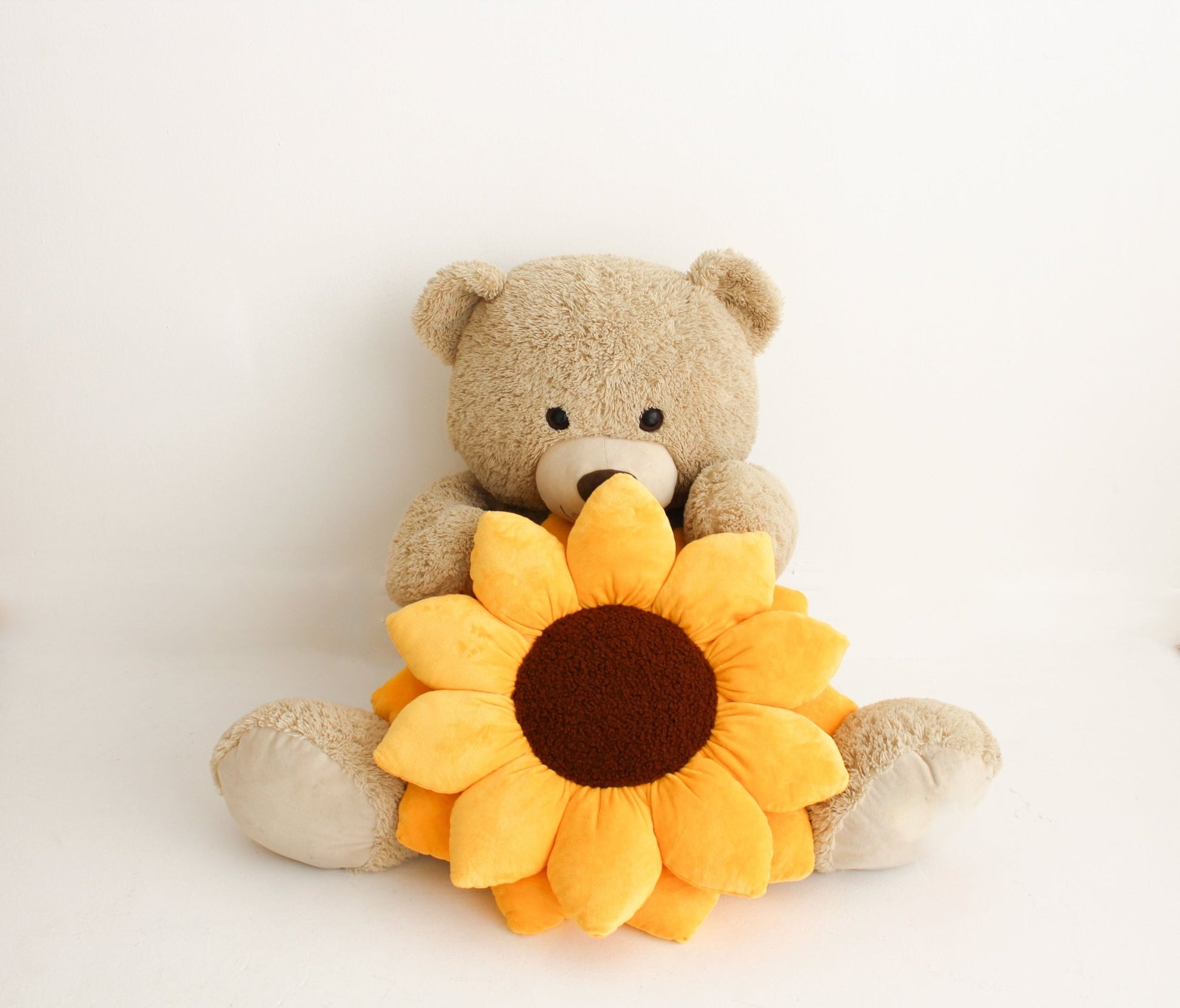 Sunflower Pillow - Golden Yellow - Green Philosophy Co.