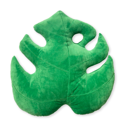 Monstera Deliciosa Leaf Pillow