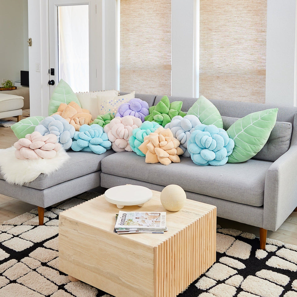 Mello Moonstone Succulent - Plush Pillow - Celestial Rose - Green Philosophy Co.