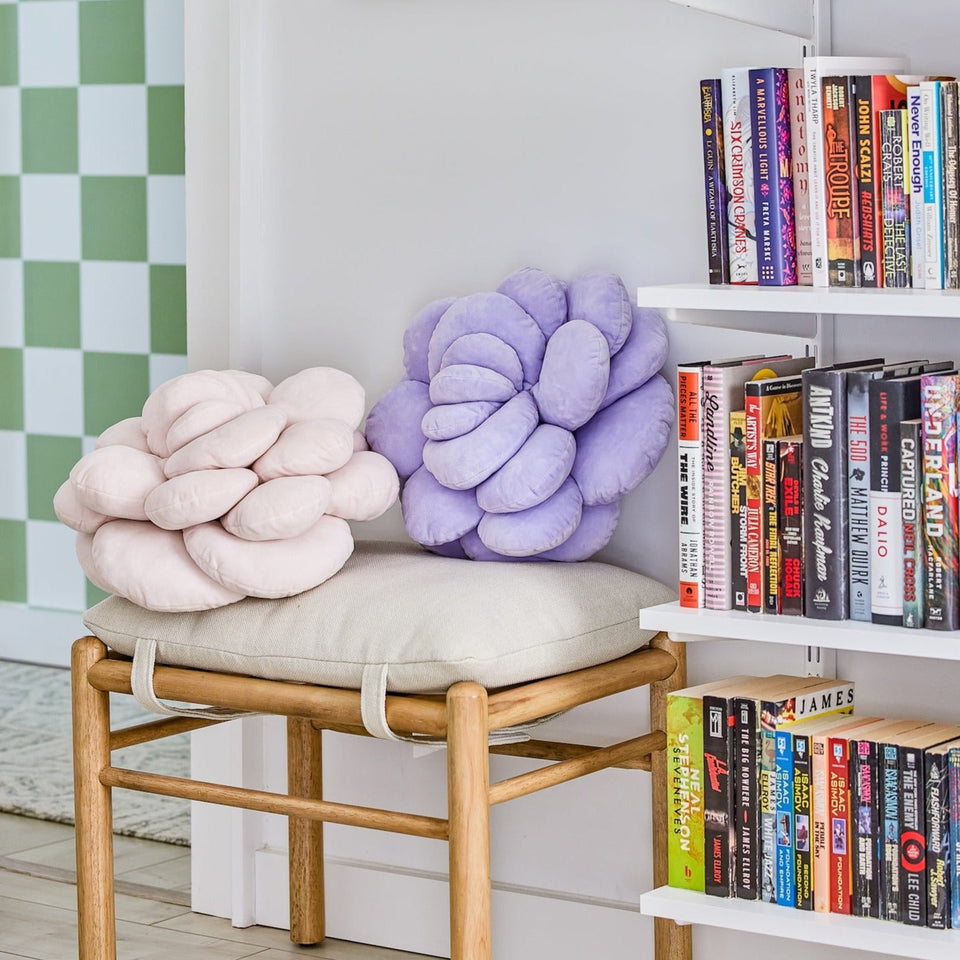 Mello Moonstone Succulent - Plush Pillow - Lavender Nebula - Green Philosophy Co.