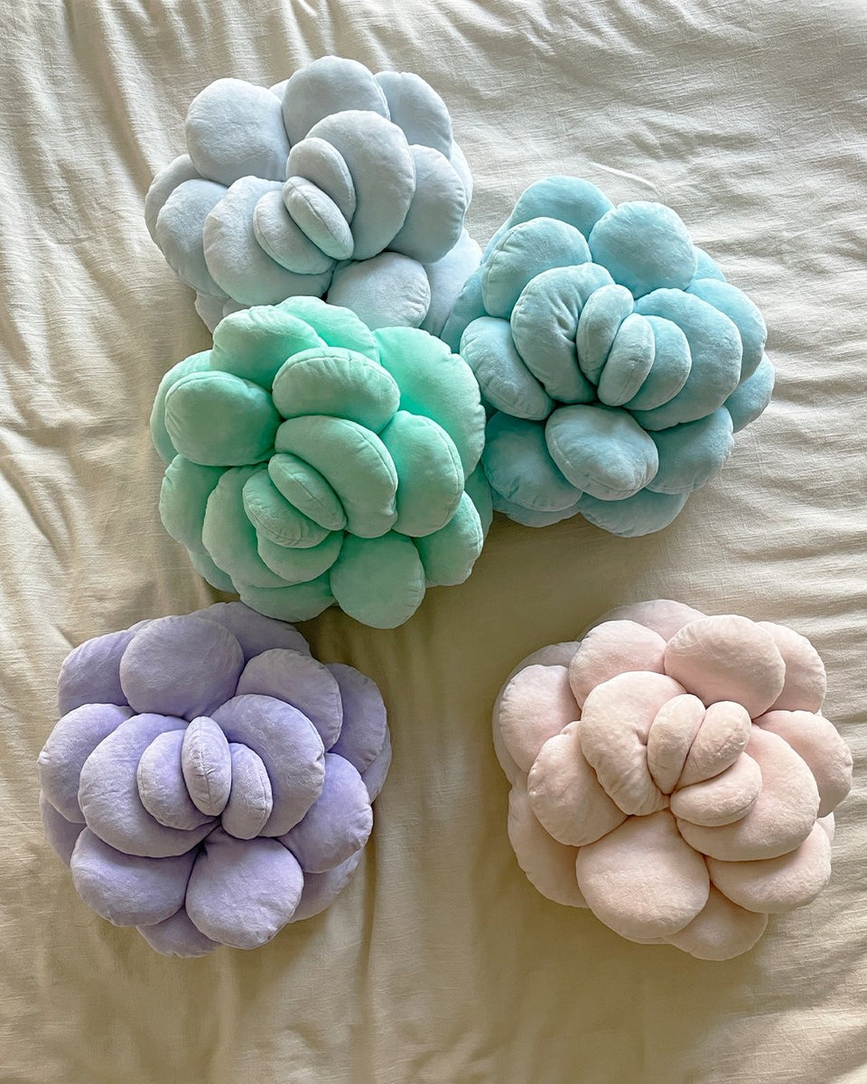 Mello Moonstone Succulent - Plush Pillow - Misty Moondust - Green Philosophy Co.