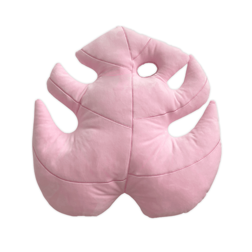 Monstera Leaf Pillow - Green Philosophy Co.