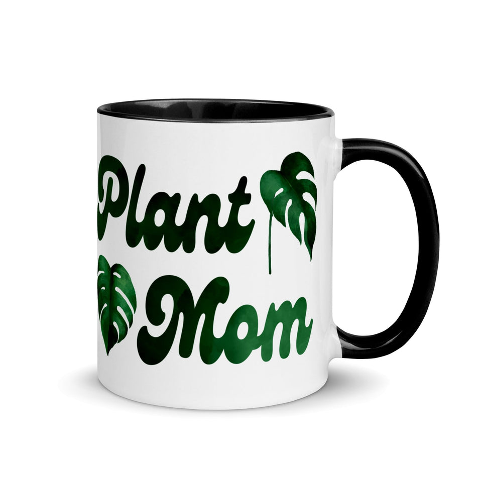 Plant Mom Mug - Black - Green Philosophy Co.