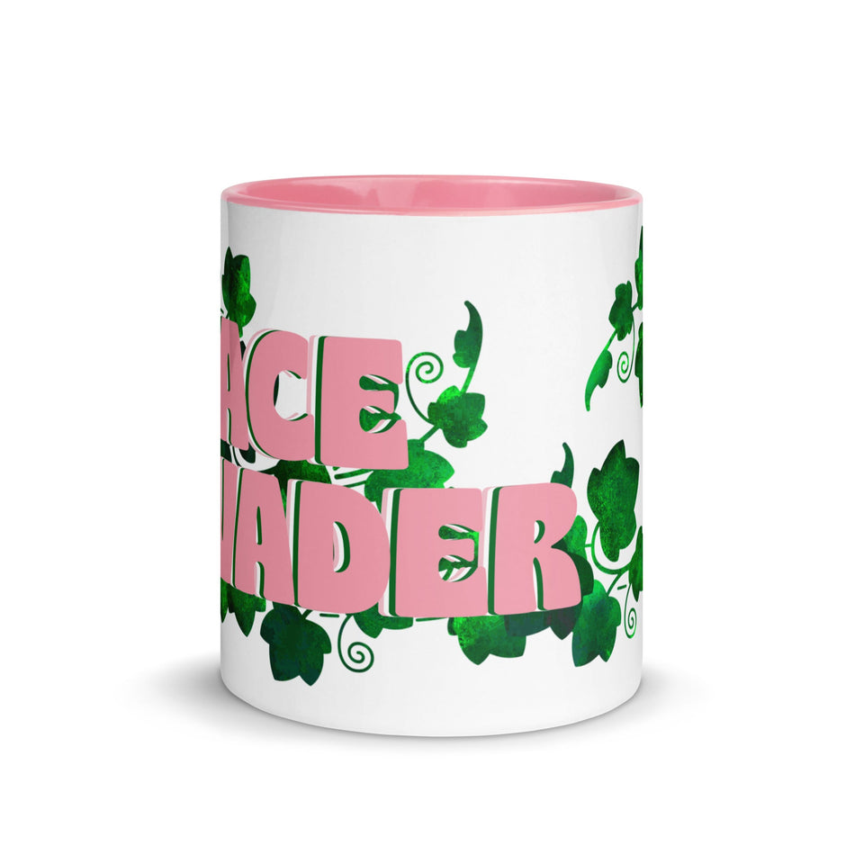 Space Invader Ivy Vine Mug - Pink - Green Philosophy Co.