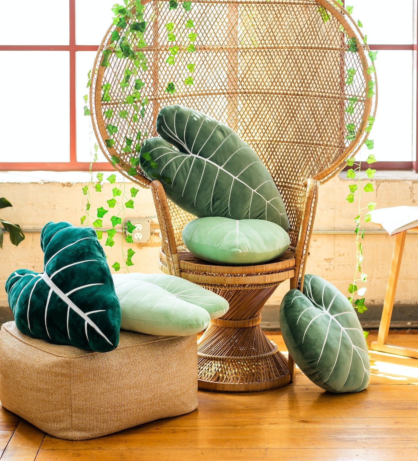Leaf & Plant Shaped Pillows - Green Philosophy Co. 