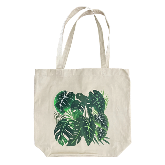 Botanical Collection Organic Cotton Eco Tote Bag - Natural Cream