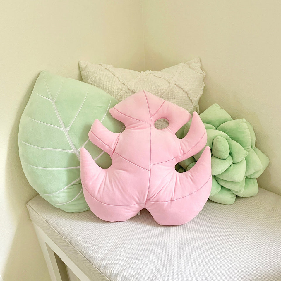 Monstera cushion on sale