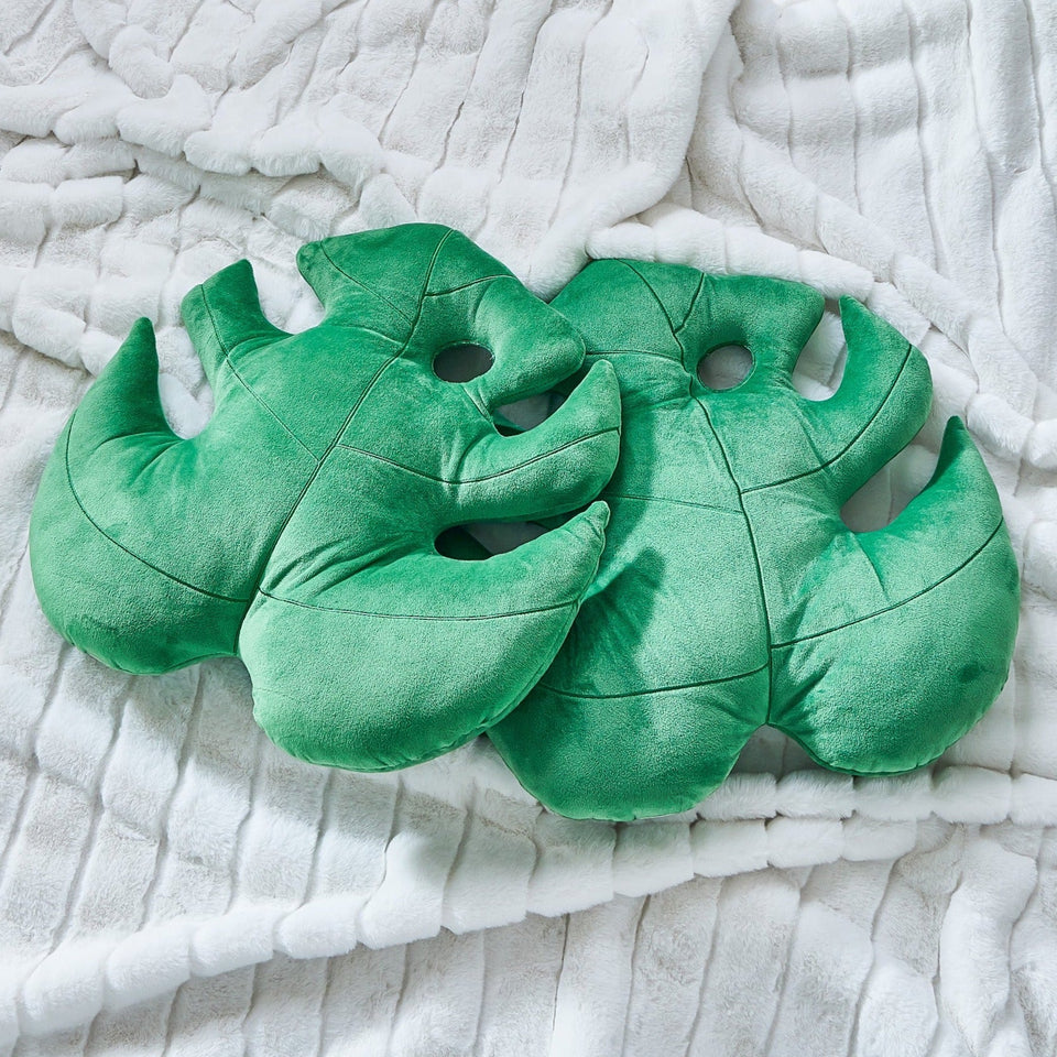 Leaf shaped on sale pillow