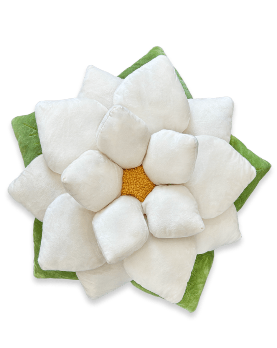 Poinsettia Pillow - Marshmallow White - Green Philosophy Co.
