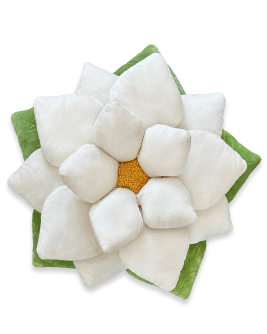 Poinsettia Pillow - Marshmallow White - Green Philosophy Co.