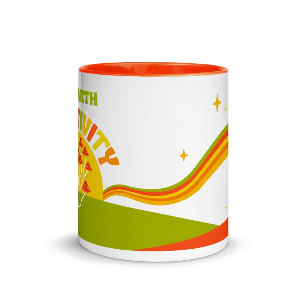 Unearth Creativity - Orange Mushroom Mug - Green Philosophy Co.